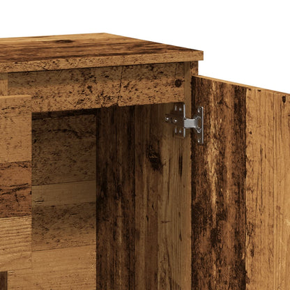Skænk 102x35x70 Cm Konstrueret Træ Antikt Træ - Billede 8