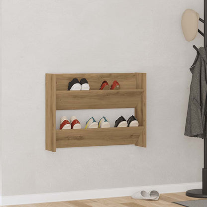 Skoreol Til Væg 4 Stk. 60x18x60cm Konstrueret - Hovedbillede