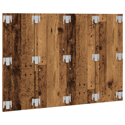 Sengegærde 120x1,5x80 Cm Konstrueret Træ Antikt Trælook - Billede 4