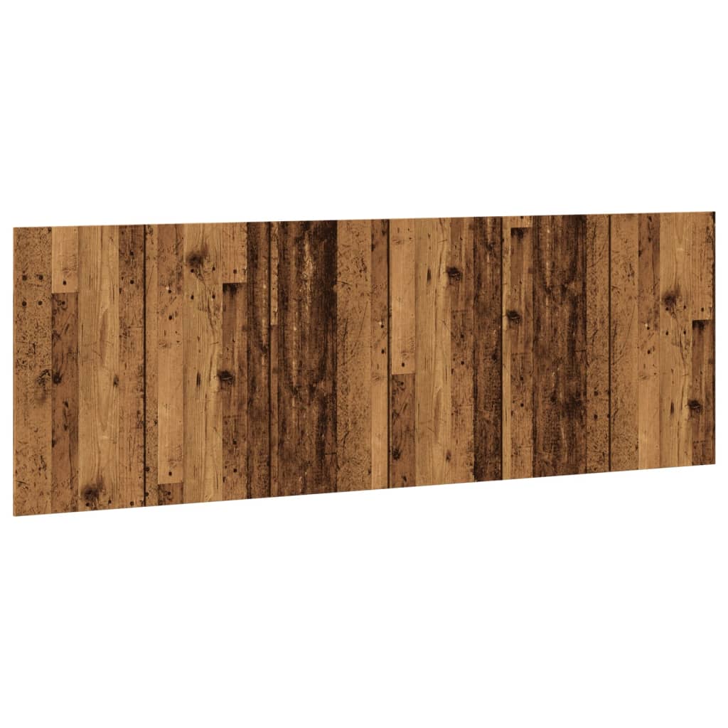 Sengegærde 240x1,5x80 Cm Konstrueret Træ Gammelt Træ-look - Billede 2