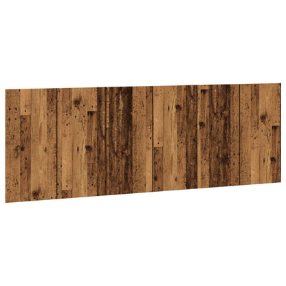 Sengegærde 240x1,5x80 Cm Konstrueret Træ Gammelt Træ-look - Billede 2