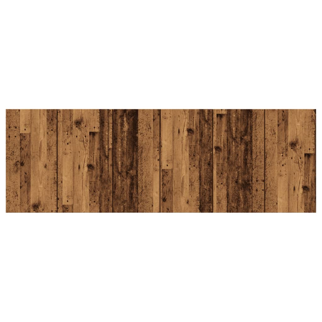 Sengegærde 240x1,5x80 Cm Konstrueret Træ Gammelt Træ-look - Billede 3