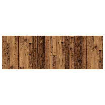 Sengegærde 240x1,5x80 Cm Konstrueret Træ Gammelt Træ-look - Billede 3