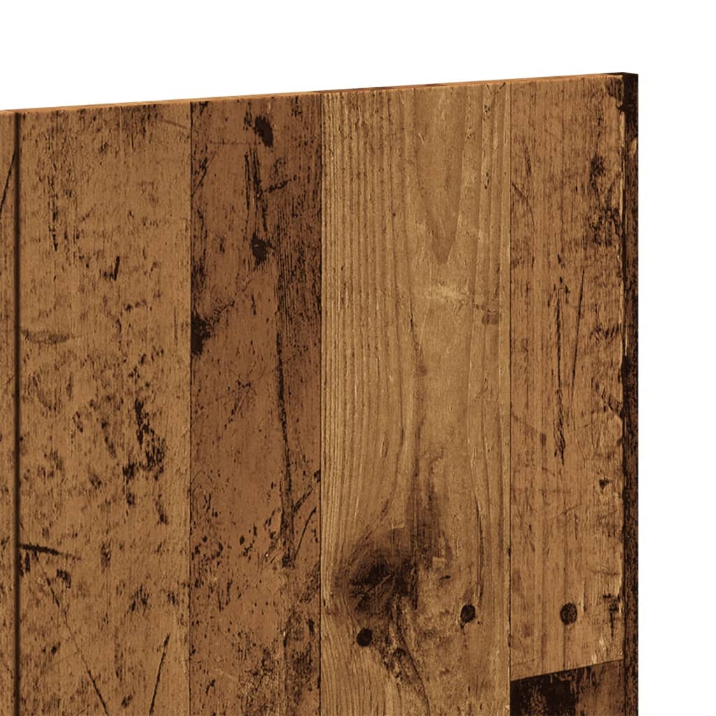 Sengegærde 240x1,5x80 Cm Konstrueret Træ Gammelt Træ-look - Billede 5