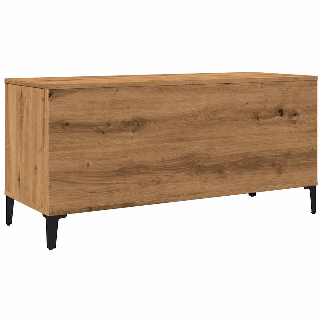 Vinylskab 100X38X48 Cm Konstrueret Træ Kunsteg