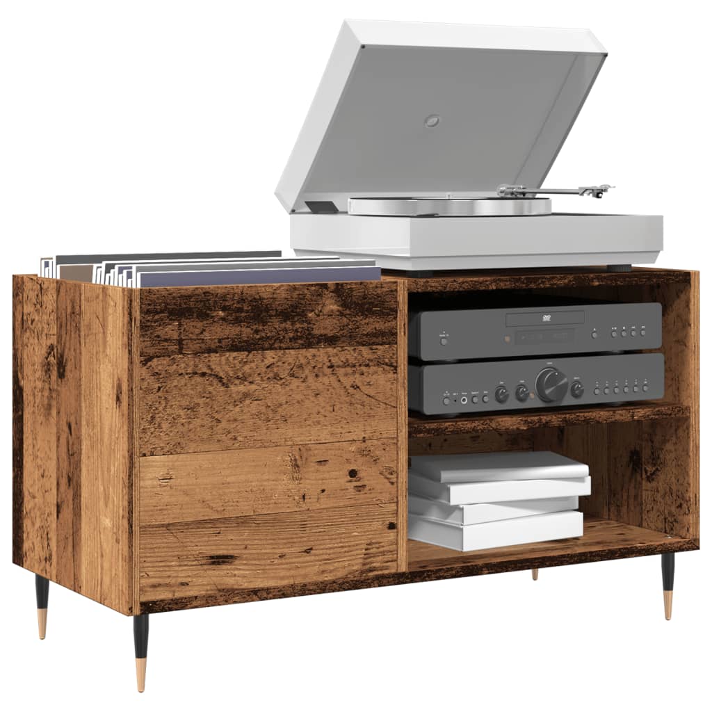 Vinylskab 85X38X48 Cm Konstrueret Træ