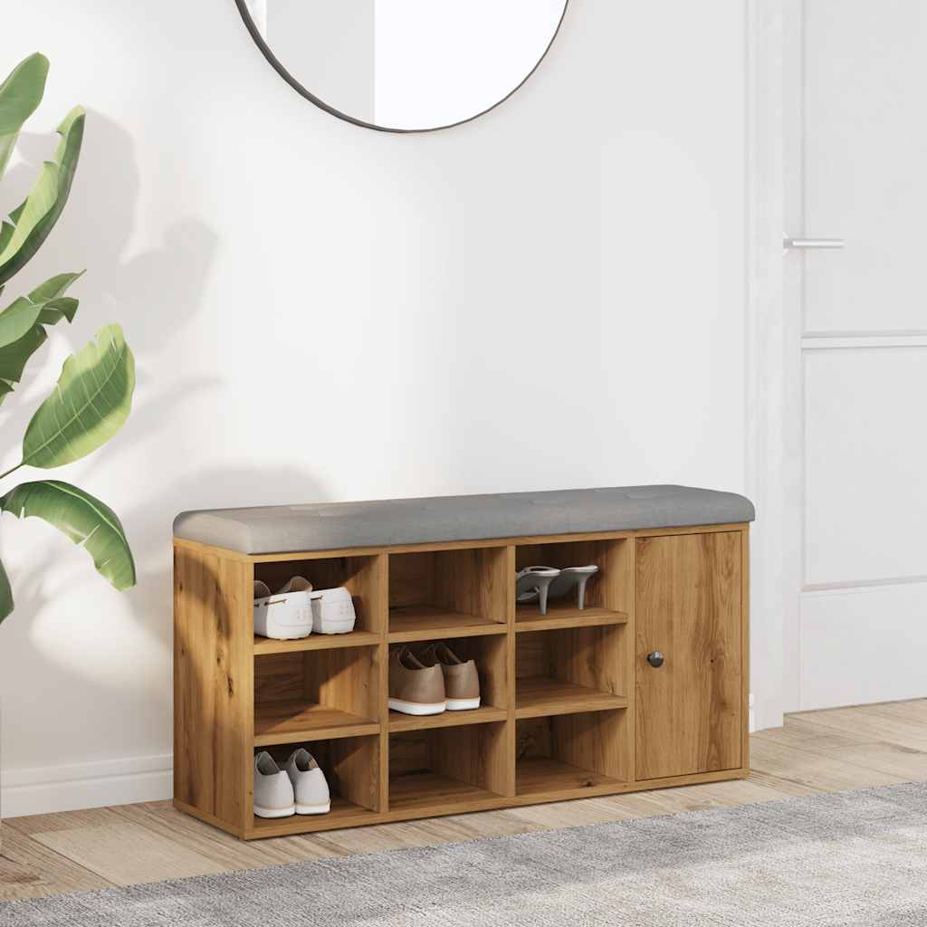 Skobænk 102X32X50 Cm Konstrueret Træ