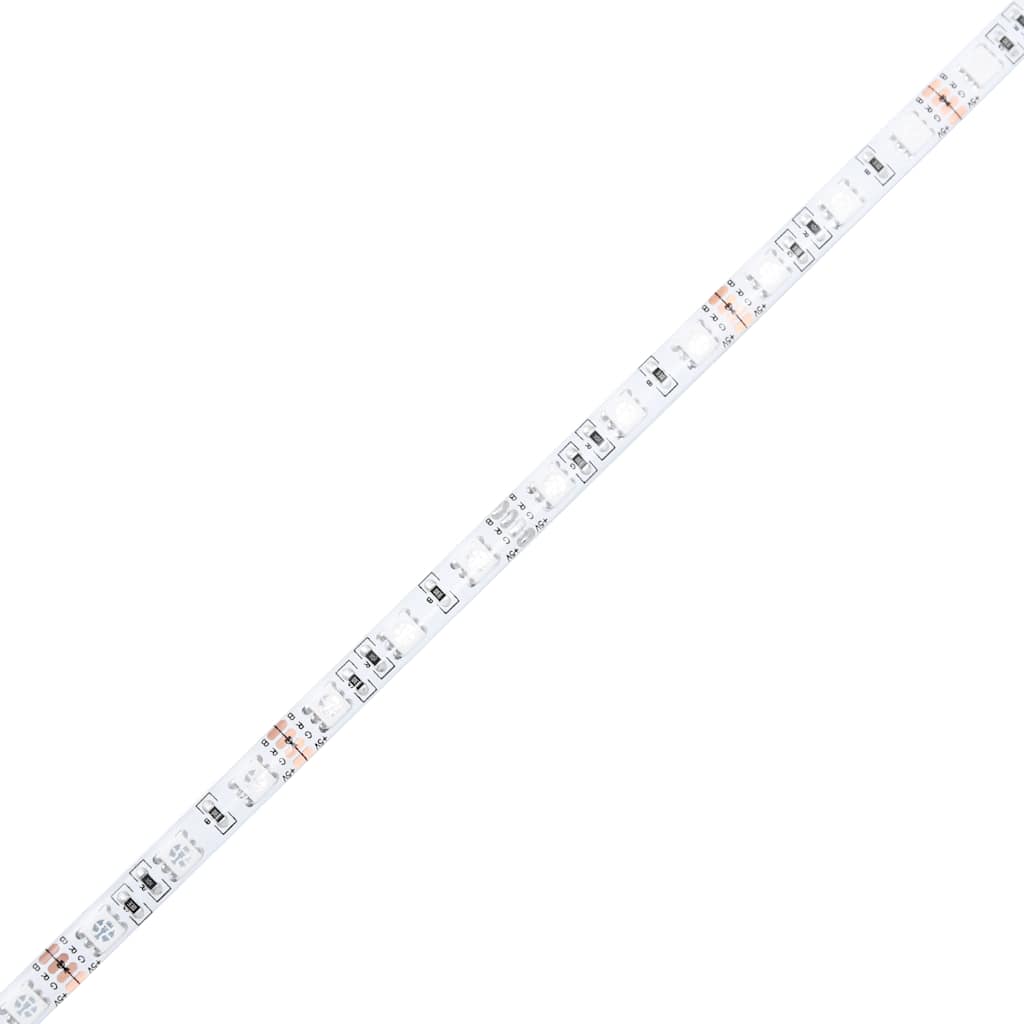 Sengeborde 2 Stk. Med Led-lys 40x39x48,5 Cm Antikt Træ - Billede 13