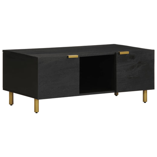 Sofabord 100X54X40 Cm Konstrueret Træ Sort