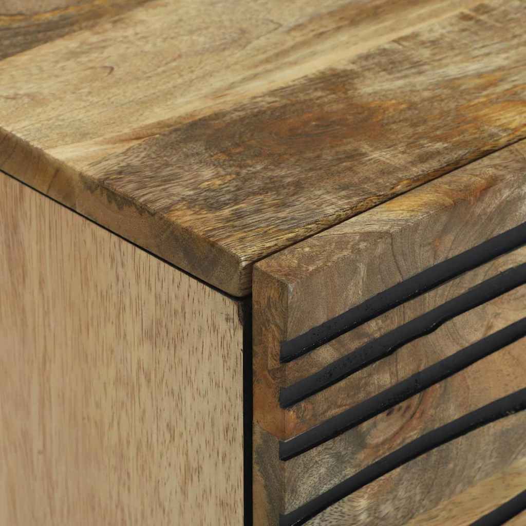 Natskab 40 X 33 X 46 Cm Konstrueret Træ - Billede 7