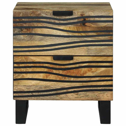 Natskab 40 X 33 X 46 Cm Konstrueret Træ - Billede 4