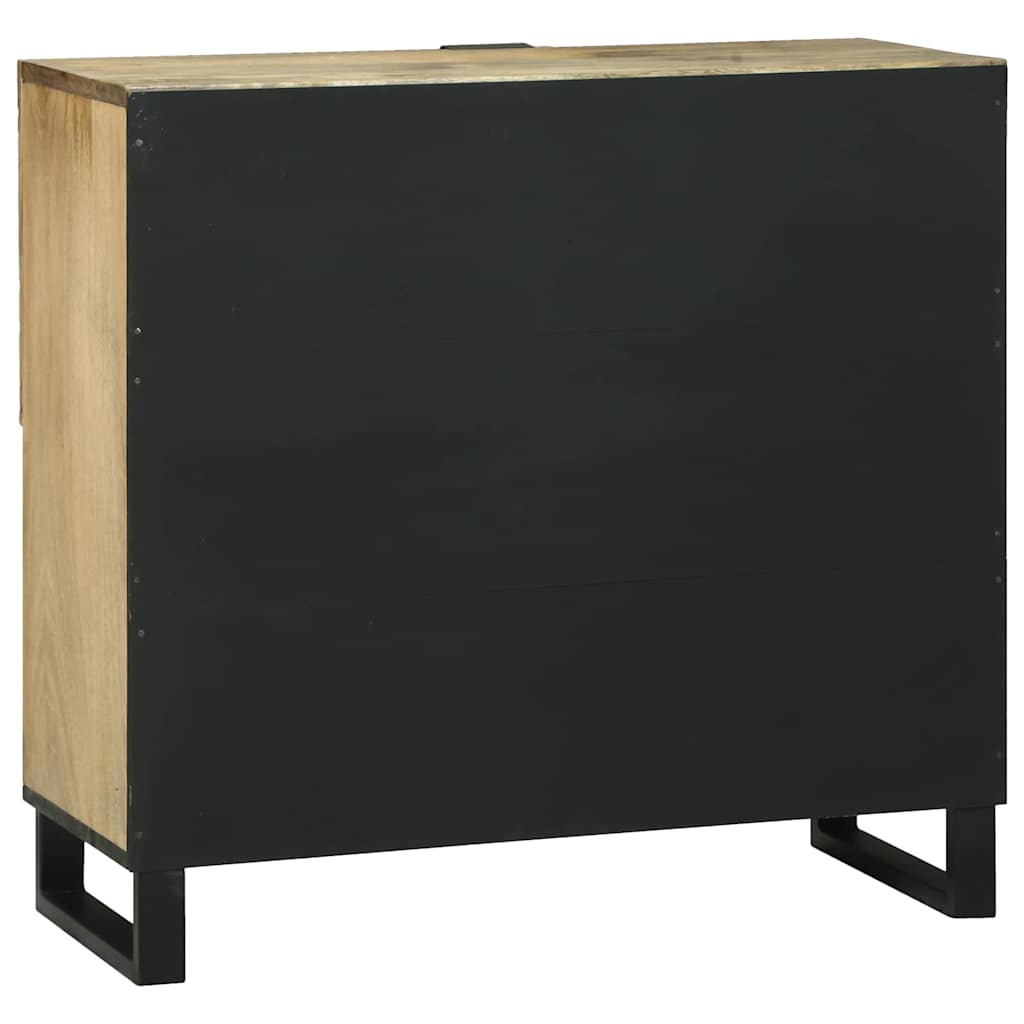 Sideboard 80 X 33 X 75 Cm Massivt Mangotræ - Billede 5