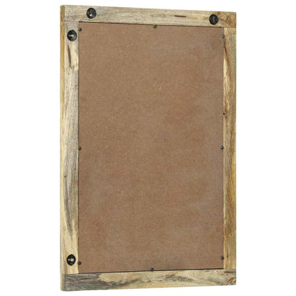 Badeværelsesspejl Brun 50 X 2.5 X 70 Cm Massiv Mango Træ, Glas - Billede 3