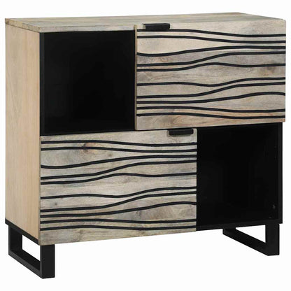 Sideboard 80 X 33 X 75 Cm Massivt Mangotræ - Variant 4017999