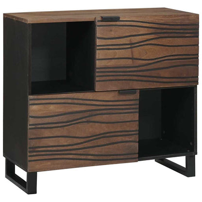 Sideboard 80 X 33 X 75 Cm Massivt Mangotræ - Variant 4018035