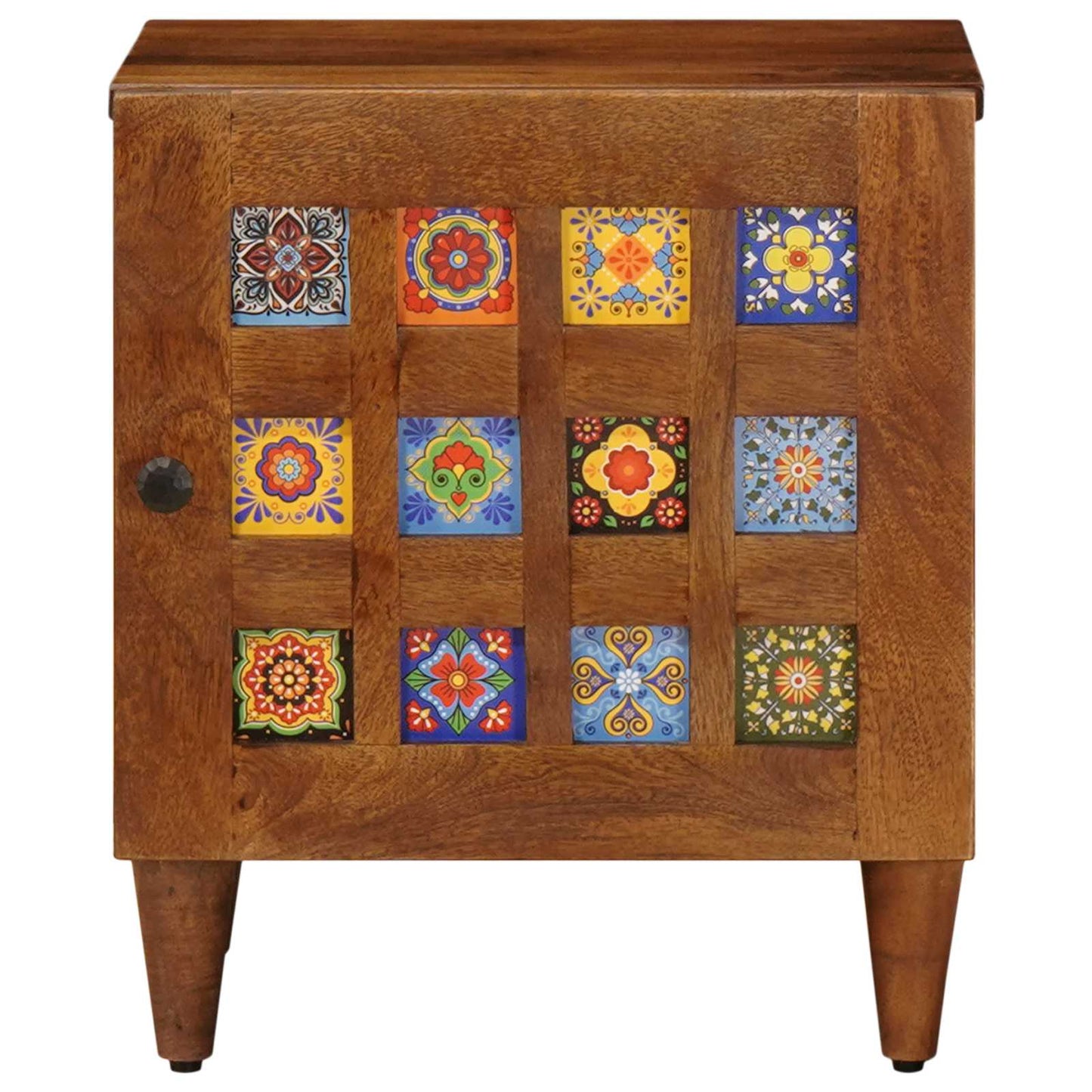 Natskab 40 X 33 X 46 Cm Massivt Mangotræ - Billede 3