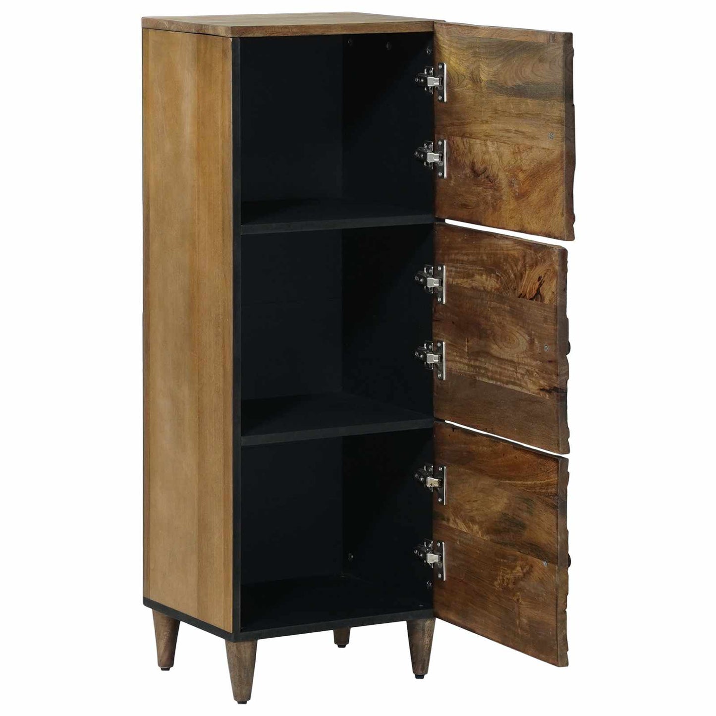 Høj Bord Med Hylde 40 X 33,5 X 110 Cm Massivt Mangotræ - Billede 2