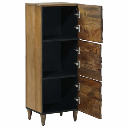 Høj Bord Med Hylde 40 X 33,5 X 110 Cm Massivt Mangotræ - Billede 2