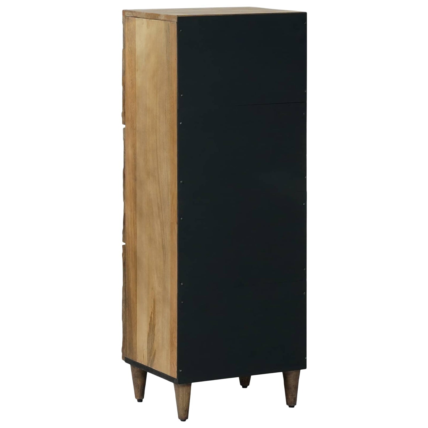 Høj Bord Med Hylde 40 X 33,5 X 110 Cm Massivt Mangotræ - Billede 5