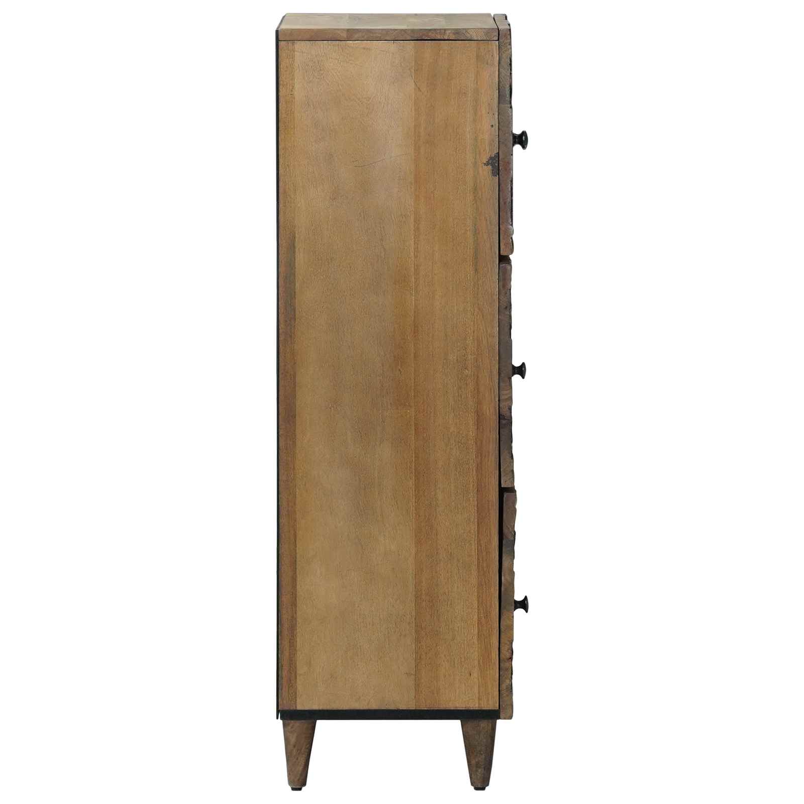 Høj Bord Med Hylde 40 X 33,5 X 110 Cm Massivt Mangotræ - Billede 4