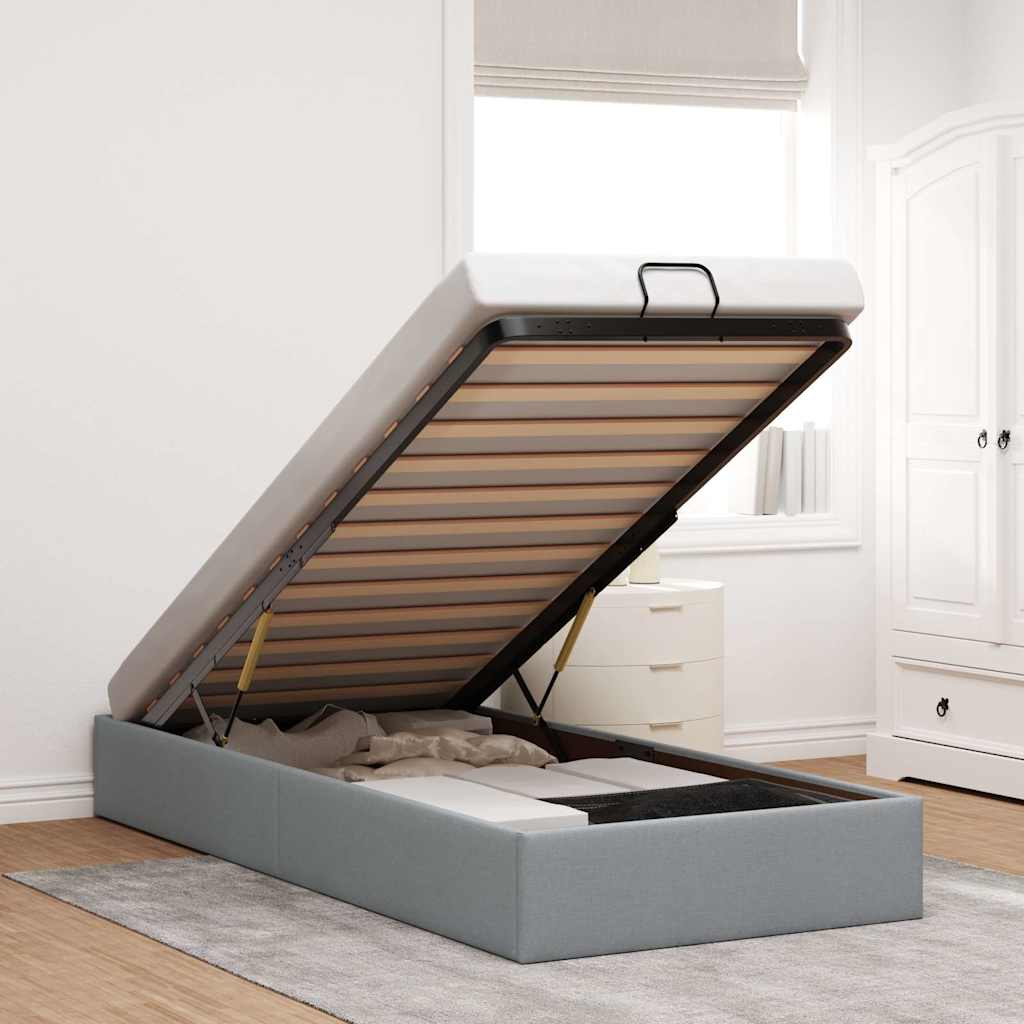 Osmannisk Sengeramme Uden Madras Stof - Variant 3310833