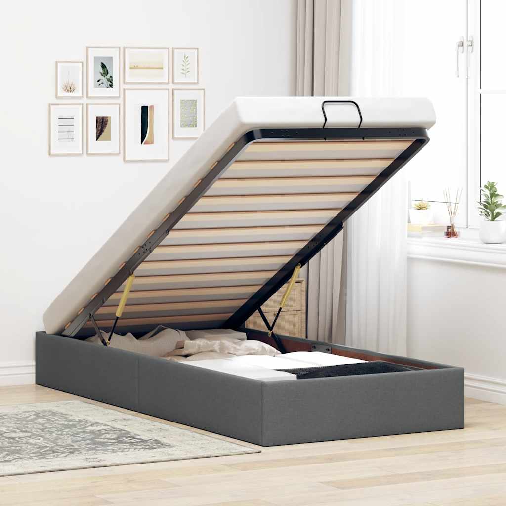 Osmannisk Sengeramme Uden Madras Stof - Variant 3310834