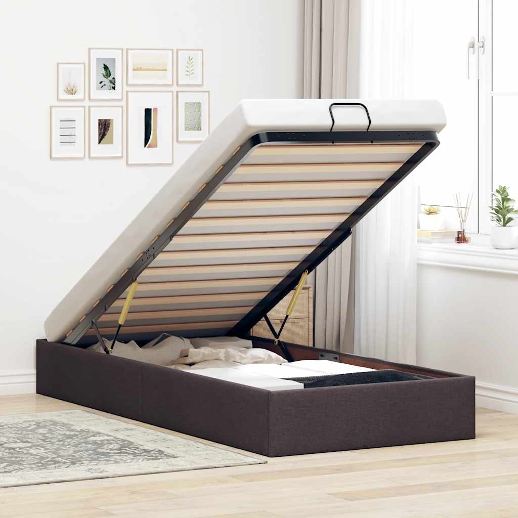 Osmannisk Sengeramme Uden Madras Stof - Variant 3310836