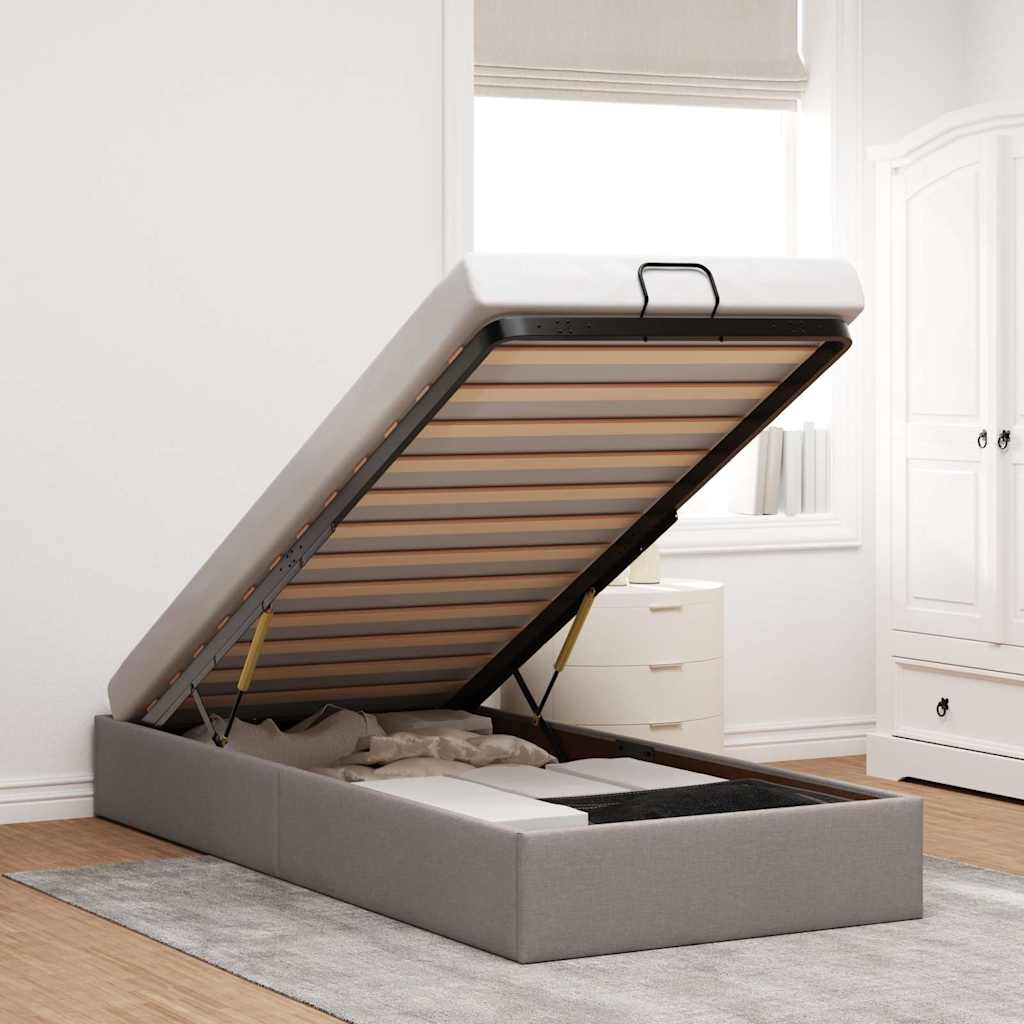 Osmannisk Sengeramme Uden Madras Stof - Variant 3310837