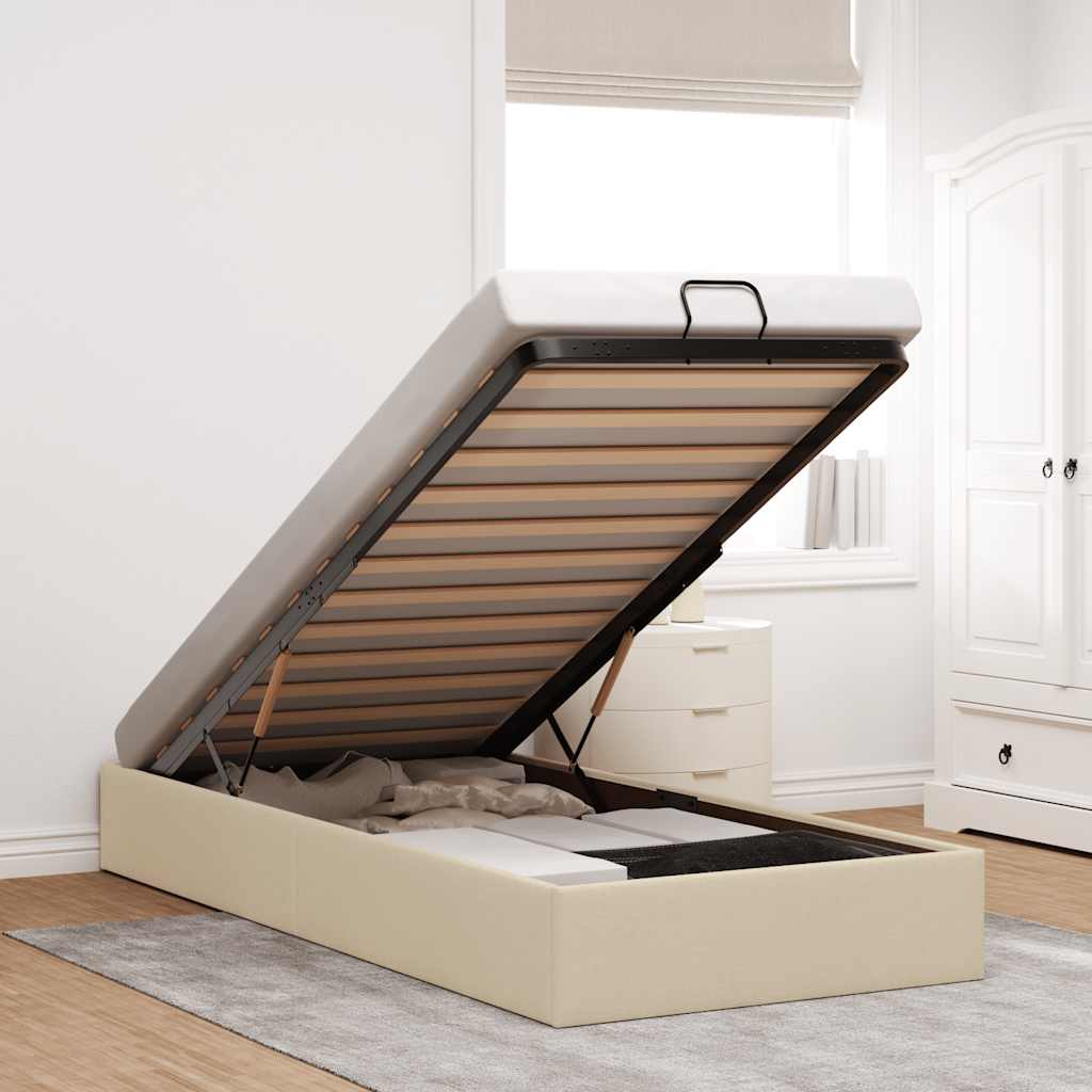 Osmannisk Sengeramme Uden Madras Stof - Variant 3310852