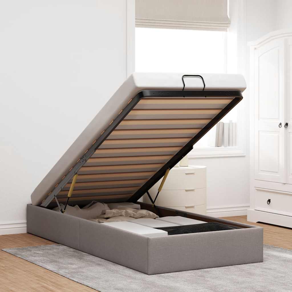 Osmannisk Sengeramme Uden Madras Stof - Variant 3310858