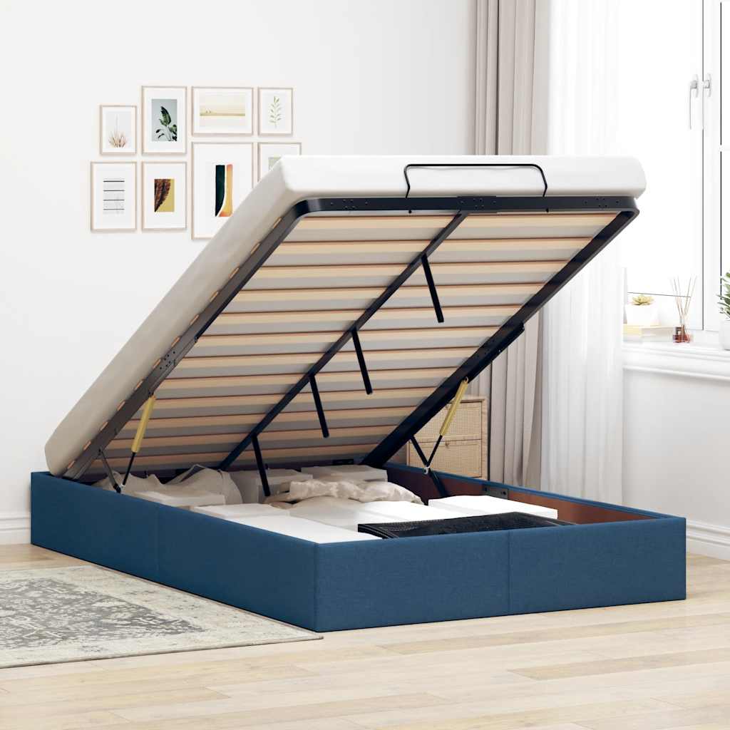 Osmannisk Sengeramme Uden Madras Stof - Variant 3310874