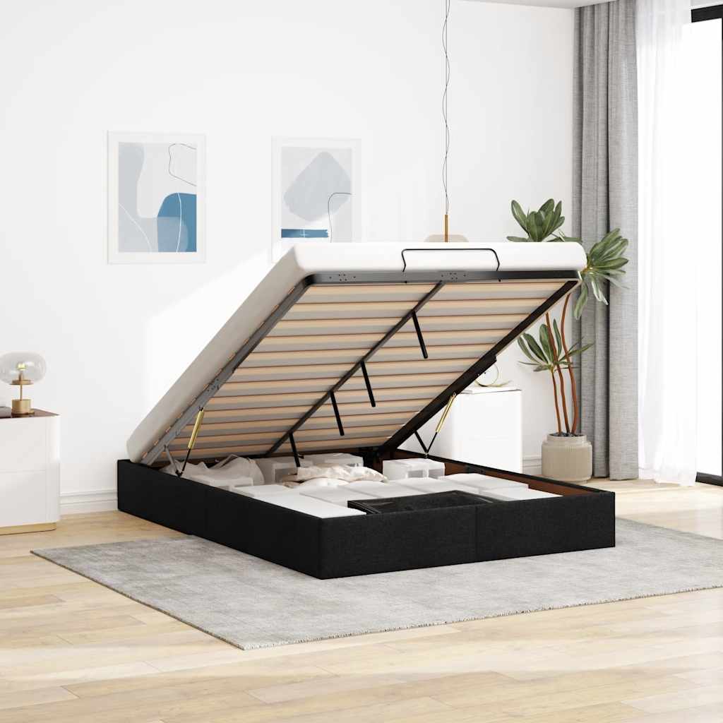 Osmannisk Sengeramme Uden Madras Stof - Variant 3310877