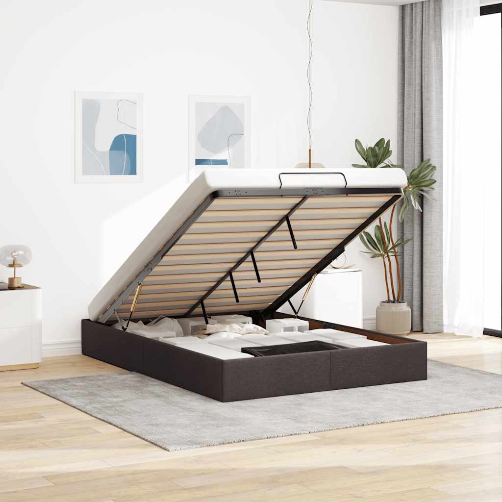 Osmannisk Sengeramme Uden Madras Stof - Variant 3310878