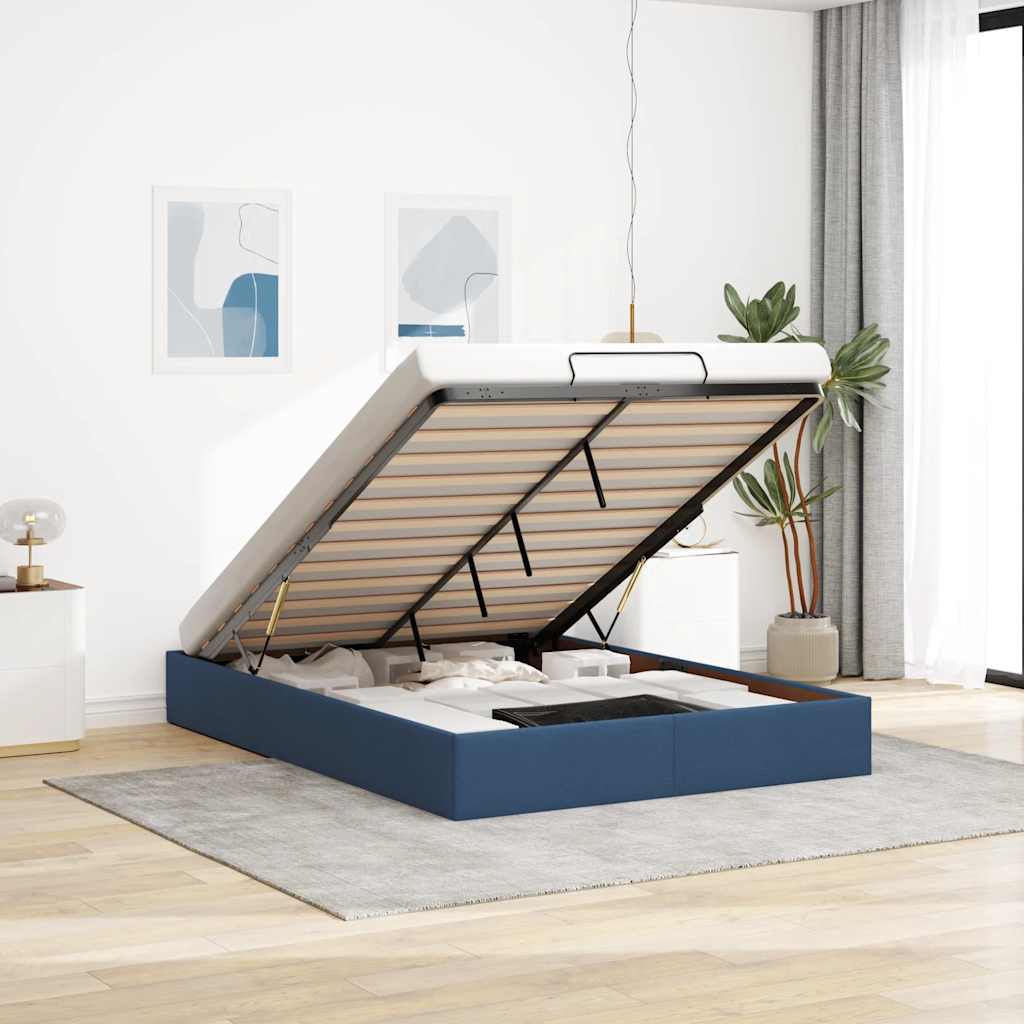 Osmannisk Sengeramme Uden Madras Stof - Variant 3310881