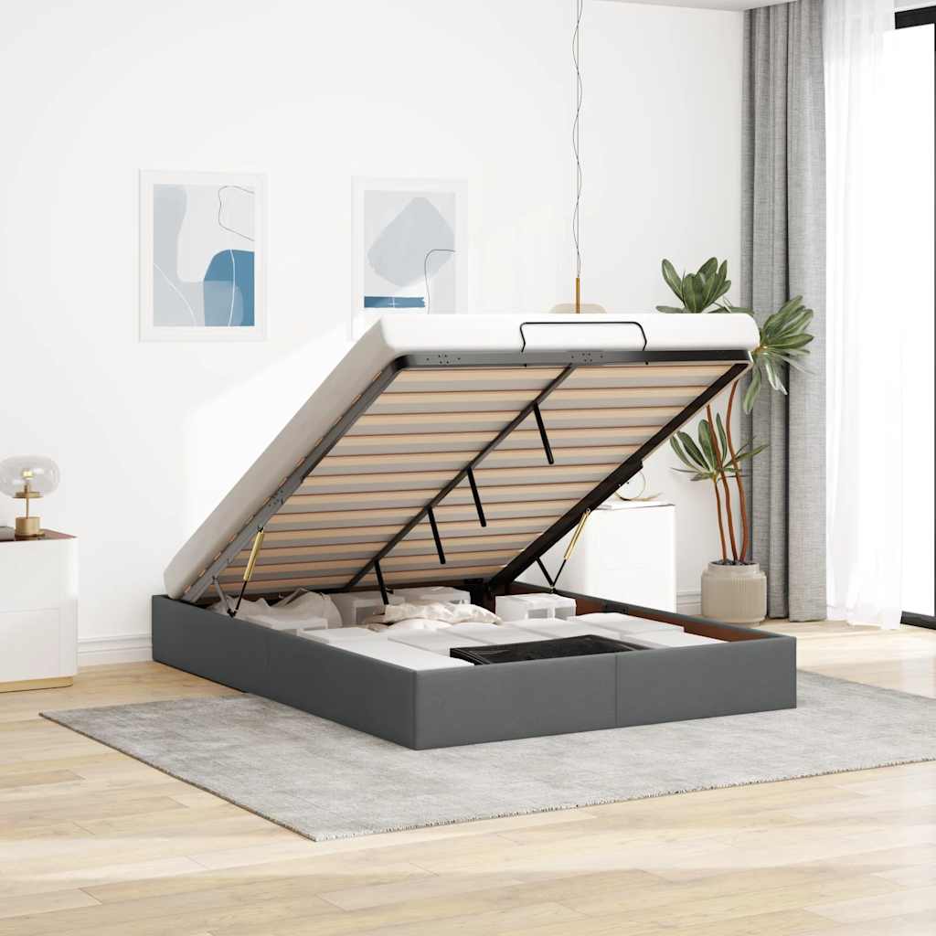 Osmannisk Sengeramme Uden Madras Stof - Variant 3310883