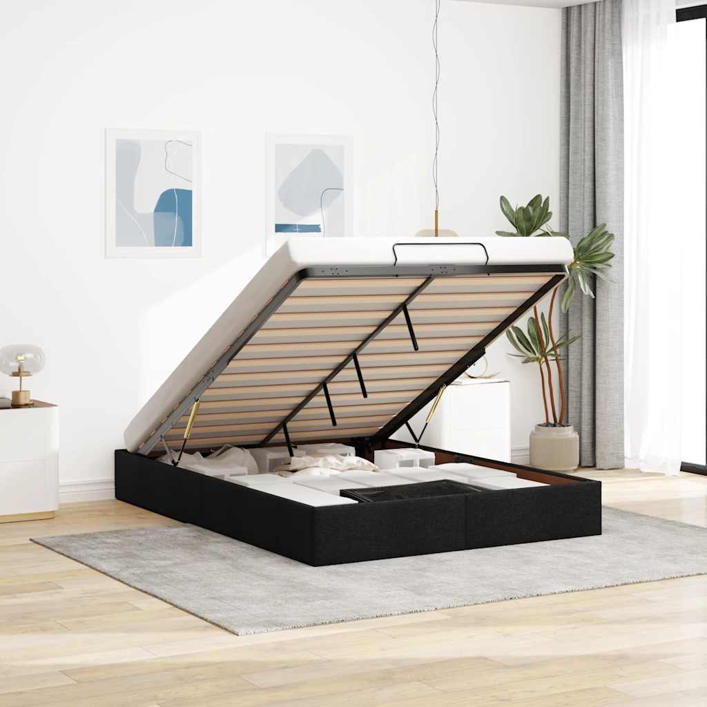 Osmannisk Sengeramme Uden Madras Stof - Variant 3310884