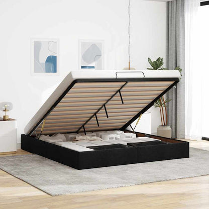 Osmannisk Sengeramme Uden Madras Stof - Variant 3310891