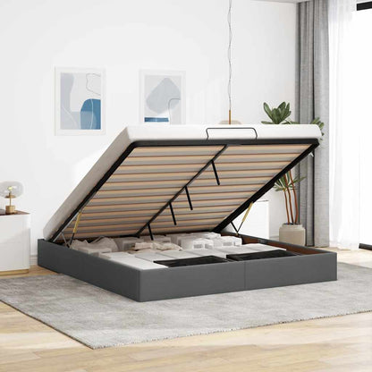 Osmannisk Sengeramme Uden Madras Stof - Variant 3310897