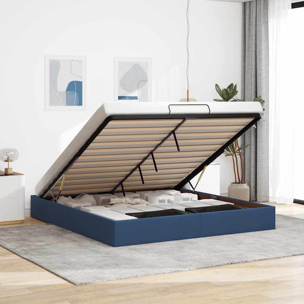 Osmannisk Sengeramme Uden Madras Stof - Variant 3310902