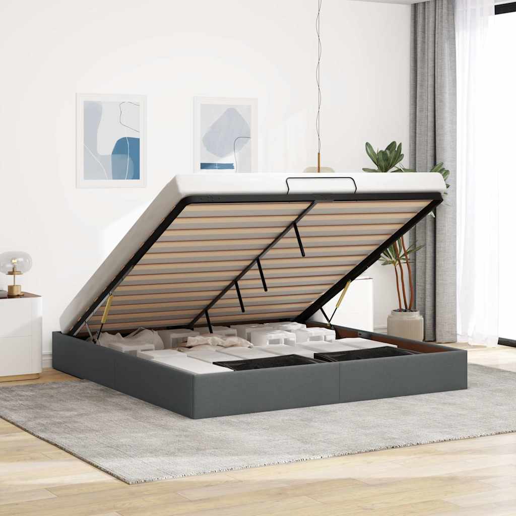 Osmannisk Sengeramme Uden Madras Stof - Variant 3310904