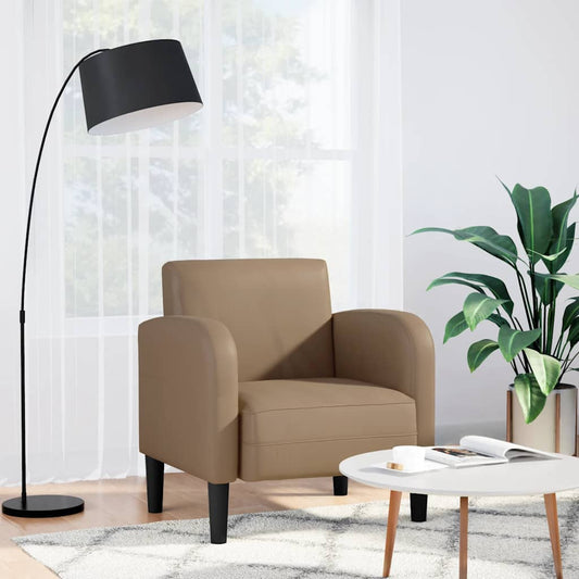 Sofastol Med Armlæn 54 Cm Kunstlæder