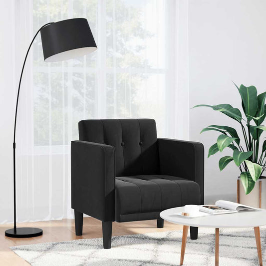Sofastol Med Armlæn 53 Cm Fløjl