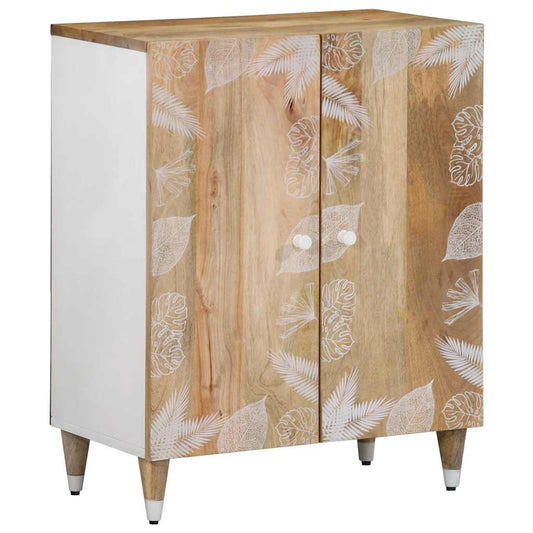Skænk 60X33,5X75 Cm Massivt Mangotræ