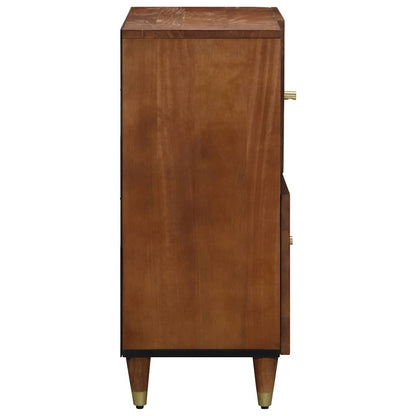 Sideboard Med Hylde 80 X 33 X 75 Cm Massivt Mangotræ - Billede 4