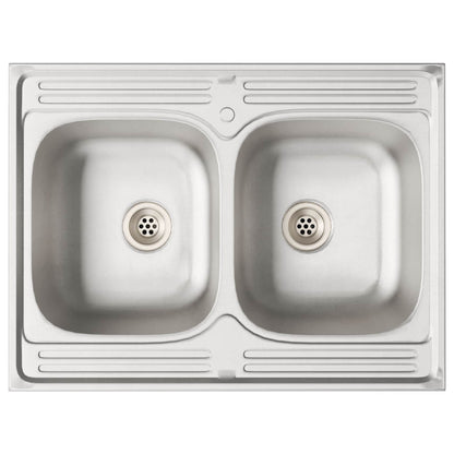 Vaskeskabsbase Lucca 2 Stk. Konstrueret Træ - Billede 8