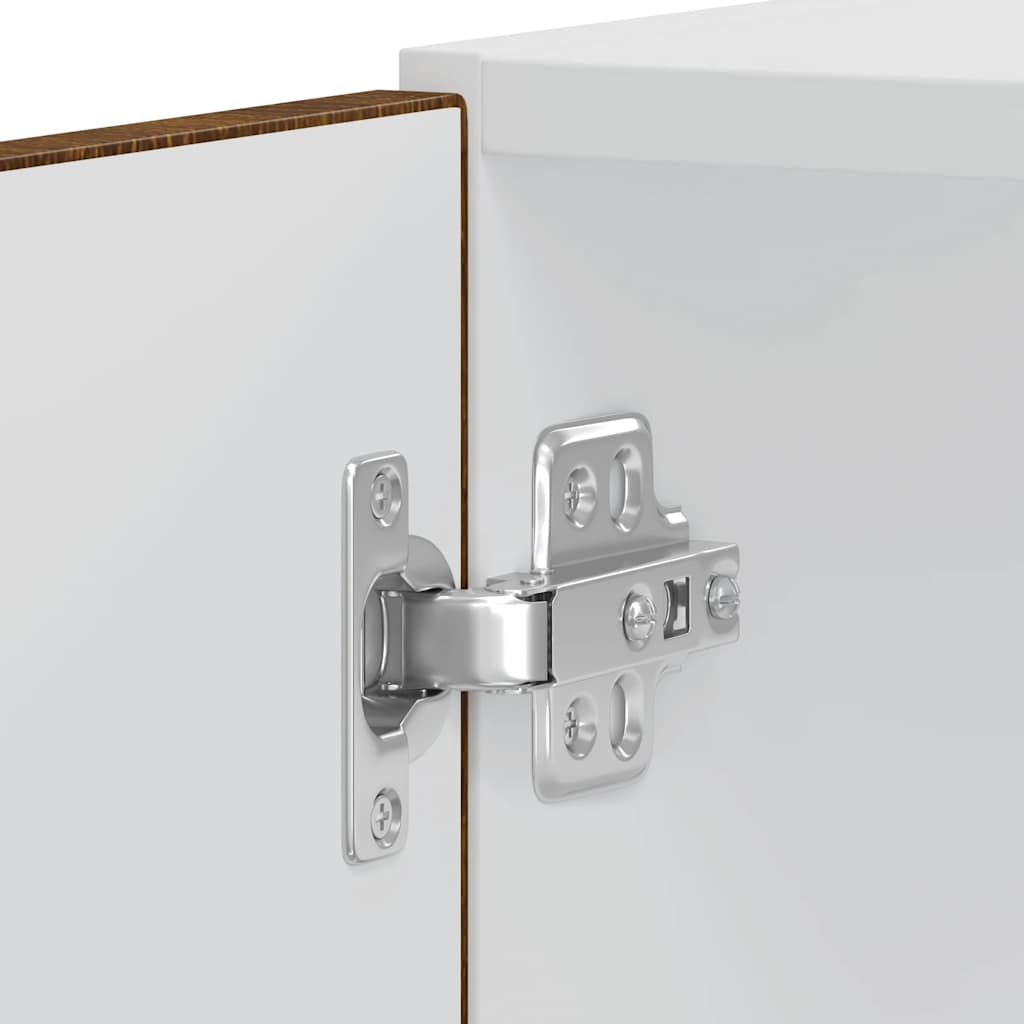 Ovnskabe 2 Stk. Porto Konstrueret Træ Egetræsfarve - Billede 10