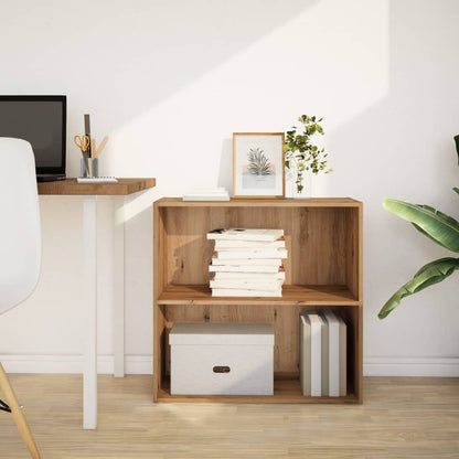 Bogreol 80X30X Konstrueret Træ Egetræsfarve Artisian Oak