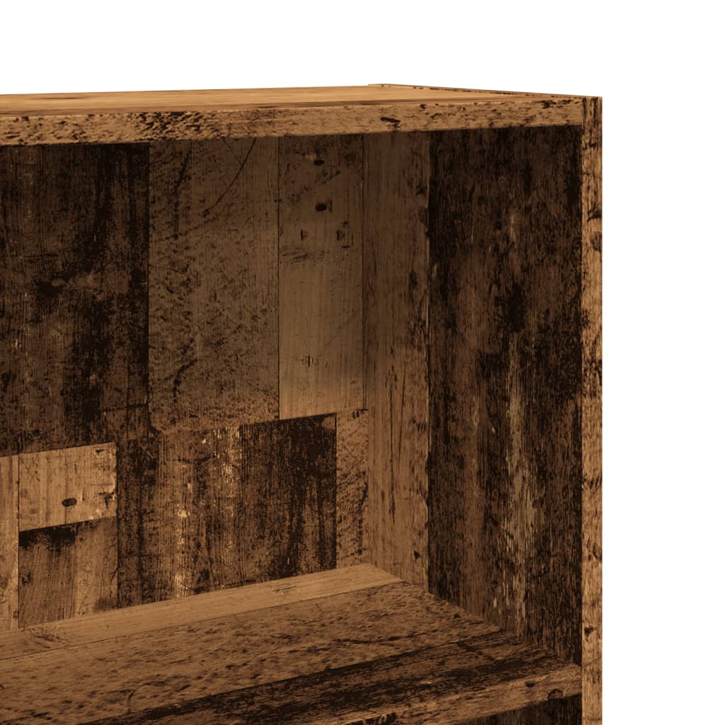 Bogreol 80X30X Konstrueret Træ Look Gammelt Træ