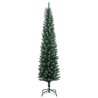 Kunstigt Smalt Juletræ Med 300 Led-lys 210 Cm - Billede 3