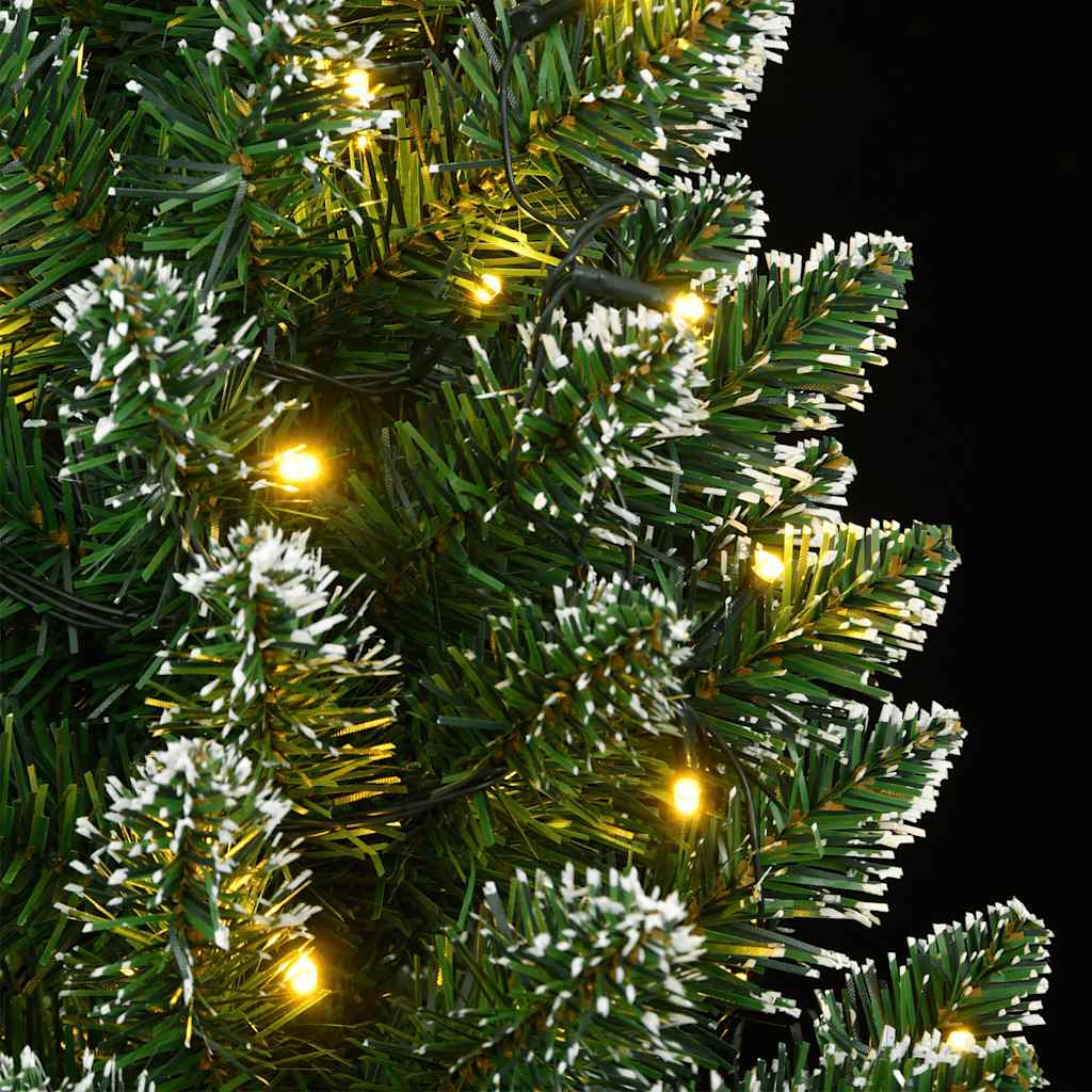 Kunstigt Smalt Juletræ Med 300 Led-lys 210 Cm - Billede 8